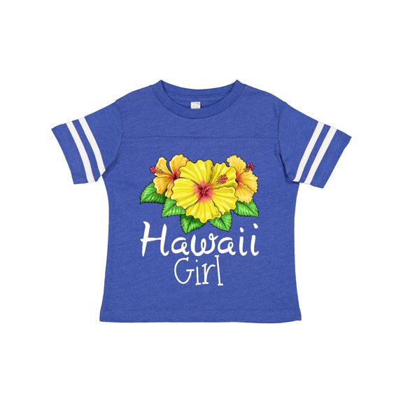 Inktastic Hawaii Girl Hibiscus Flowers Girls Toddler T-Shirt