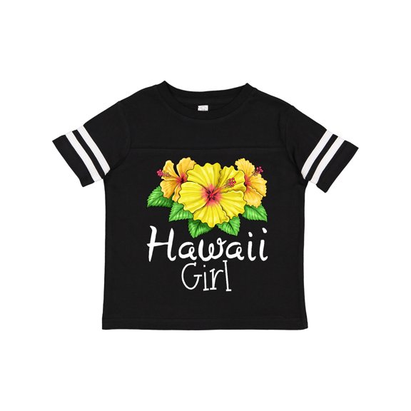 Inktastic Hawaii Girl Hibiscus Flowers Girls Toddler T-Shirt