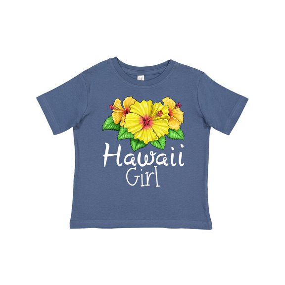 Inktastic Hawaii Girl Hibiscus Flowers Girls Toddler T-Shirt