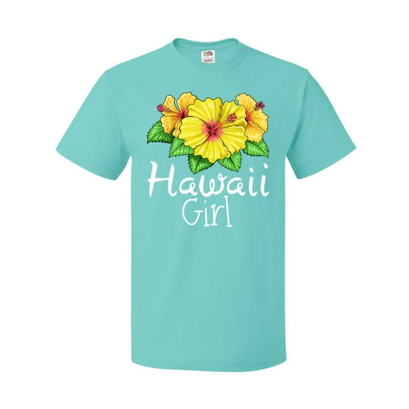 Inktastic Hawaii Girl Hibiscus Flowers T-Shirt