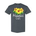 thumbnail image 1 of Inktastic Hawaii Girl Hibiscus Flowers T-Shirt, 1 of 5