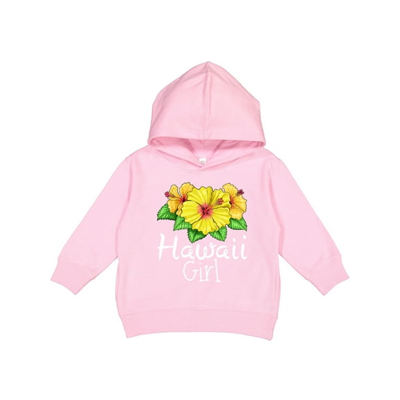 Inktastic Hawaii Girl Hibiscus Flowers Toddler Hoodie