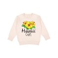 thumbnail image 1 of Inktastic Hawaii Girl Hibiscus Flowers Toddler Sweatshirt, 1 of 4