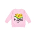 thumbnail image 1 of Inktastic Hawaii Girl Hibiscus Flowers Toddler Sweatshirt, 1 of 4