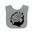 thumbnail image 1 of Inktastic Hawaii Islands with Dolphin Boys or Girls Baby Bib, 1 of 4