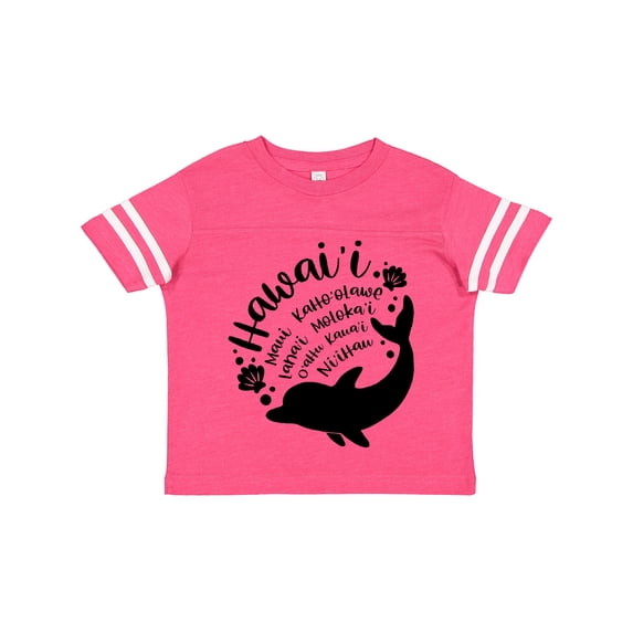 Inktastic Hawaii Islands with Dolphin Boys or Girls Toddler T-Shirt
