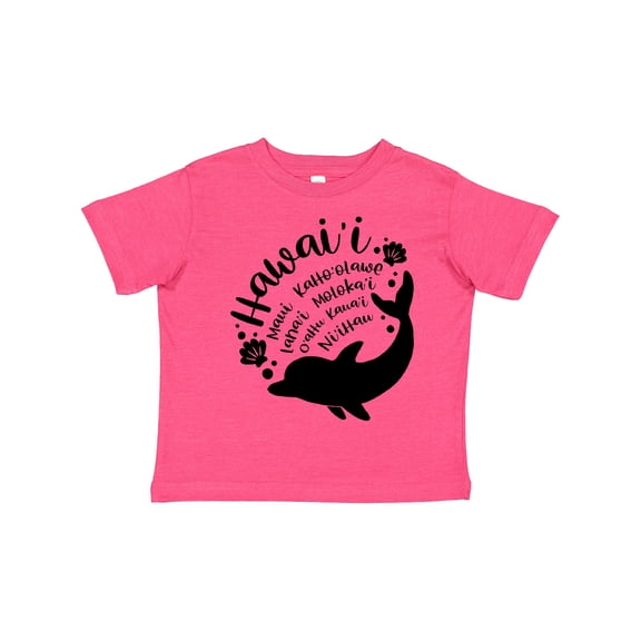 Inktastic Hawaii Islands with Dolphin Boys or Girls Toddler T-Shirt