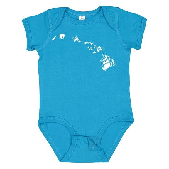 Inktastic Hawaii Silhouette Mandala Boys or Girls Baby Bodysuit