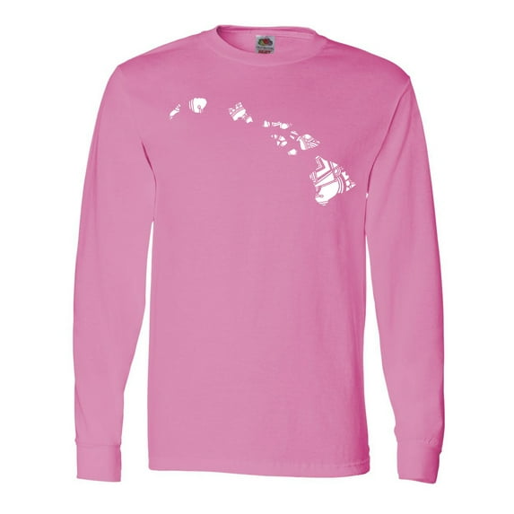 Inktastic Hawaii Silhouette Mandala Long Sleeve T-Shirt