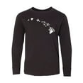 thumbnail image 1 of Inktastic Hawaii Silhouette Mandala Long Sleeve Youth T-Shirt, 1 of 5