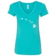 thumbnail image 1 of Inktastic Hawaii Silhouette Mandala Women's V-Neck T-Shirt, 1 of 5
