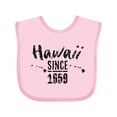 thumbnail image 1 of Inktastic Hawaii Since 1959 Boys or Girls Baby Bib, 1 of 4