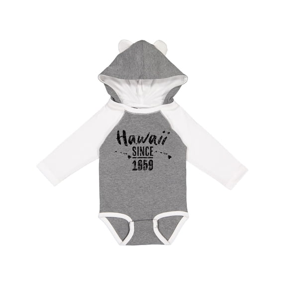 Inktastic Hawaii Since 1959 Boys or Girls Long Sleeve Baby Bodysuit