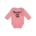 thumbnail image 1 of Inktastic Hawaii Since 1959 Boys or Girls Long Sleeve Baby Bodysuit, 1 of 5