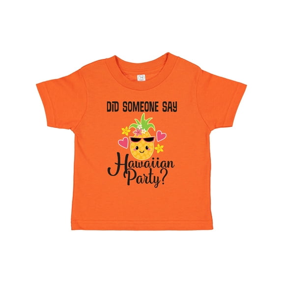 Inktastic Hawaiian Party Pineapple Girls Toddler T-Shirt