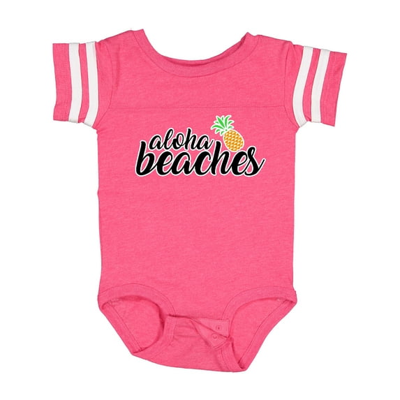 Inktastic Hawaiian Pineapple Aloha Beaches Boys or Girls Baby Bodysuit