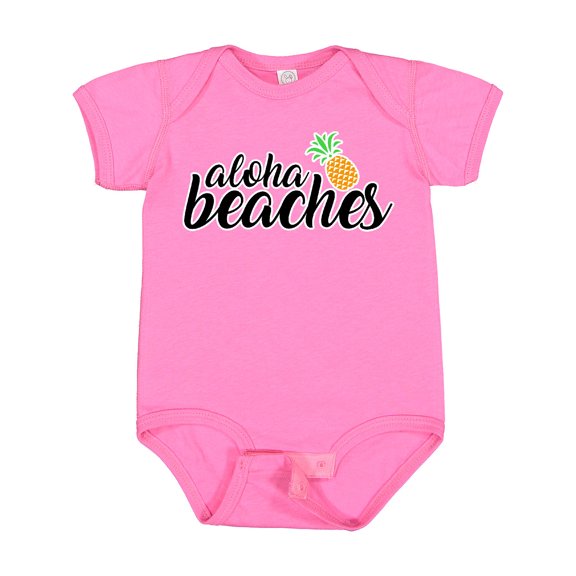 Inktastic Hawaiian Pineapple Aloha Beaches Boys or Girls Baby Bodysuit