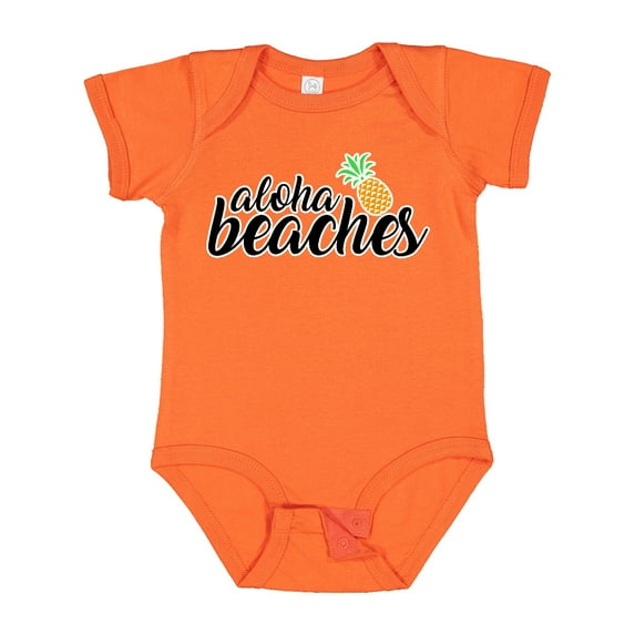 Inktastic Hawaiian Pineapple Aloha Beaches Boys or Girls Baby Bodysuit