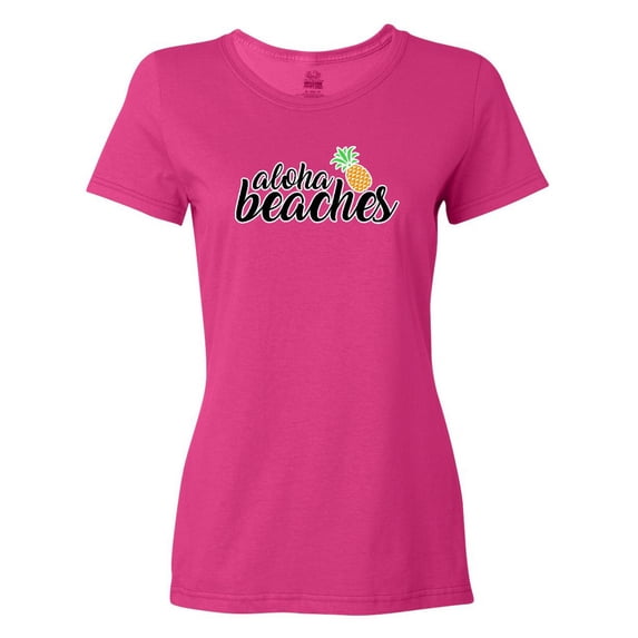 Inktastic Hawaiian Pineapple Aloha Beaches Women's T-Shirt