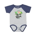 thumbnail image 1 of Inktastic He is Risen Floral Print Cross with Beautiful Flowers Boys or Girls Baby Bodysuit, 1 of 5