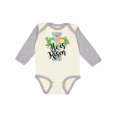 thumbnail image 1 of Inktastic He is Risen Floral Print Cross with Beautiful Flowers Boys or Girls Long Sleeve Baby Bodysuit, 1 of 5