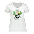 thumbnail image 1 of Inktastic He is Risen Floral Print Cross with Beautiful Flowers Women's Plus Size T-Shirt, 1 of 5