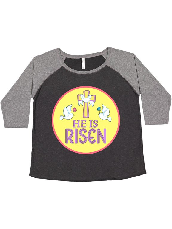 He Is Risen for Easter Women's Plus Size T-Shirt