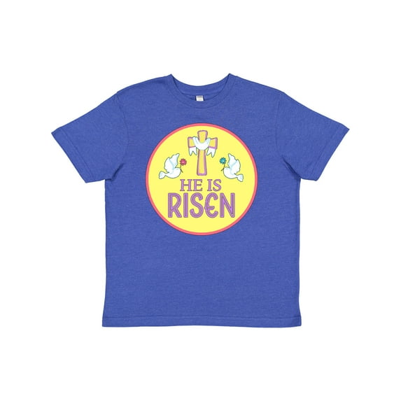 Inktastic He Is Risen for Easter Youth T-Shirt