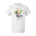 thumbnail image 1 of Inktastic He is Risen Cross with Script and Flowers T-Shirt, 1 of 5