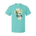thumbnail image 1 of Inktastic He is Risen Cross with Script and Flowers T-Shirt, 1 of 5