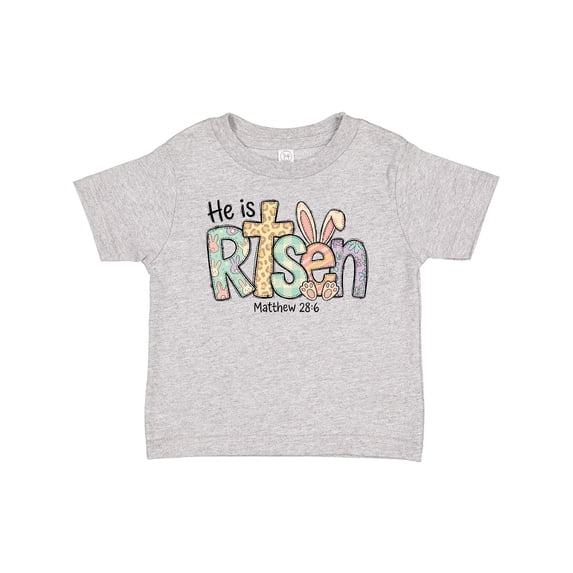 Inktastic He is Risen Easter Bunny Cross Boys or Girls Baby T-Shirt