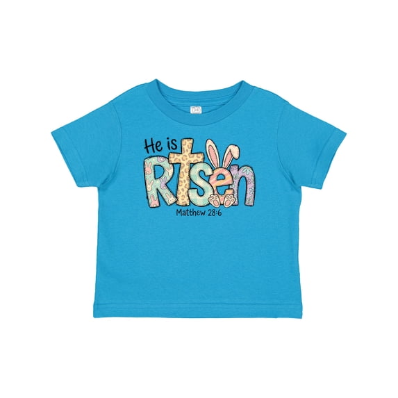 Inktastic He is Risen Easter Bunny Cross Boys or Girls Baby T-Shirt