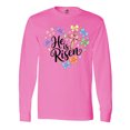 thumbnail image 1 of Inktastic He is Risen Easter Long Sleeve T-Shirt, 1 of 5
