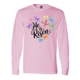 thumbnail image 1 of Inktastic He is Risen Easter Long Sleeve T-Shirt, 1 of 5