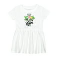 thumbnail image 1 of Inktastic He is Risen Floral Print Cross with Beautiful Flowers Girls Baby Dress, 1 of 5