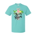 thumbnail image 1 of Inktastic He is Risen Floral Print Cross with Beautiful Flowers T-Shirt, 1 of 5