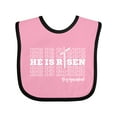 thumbnail image 1 of Inktastic He is Risen Mirror Words Boys or Girls Baby Bib, 1 of 4