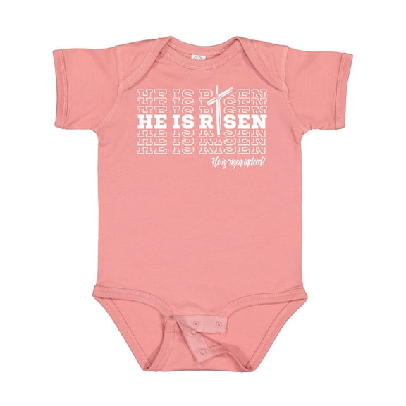 Inktastic He is Risen Mirror Words Boys or Girls Baby Bodysuit