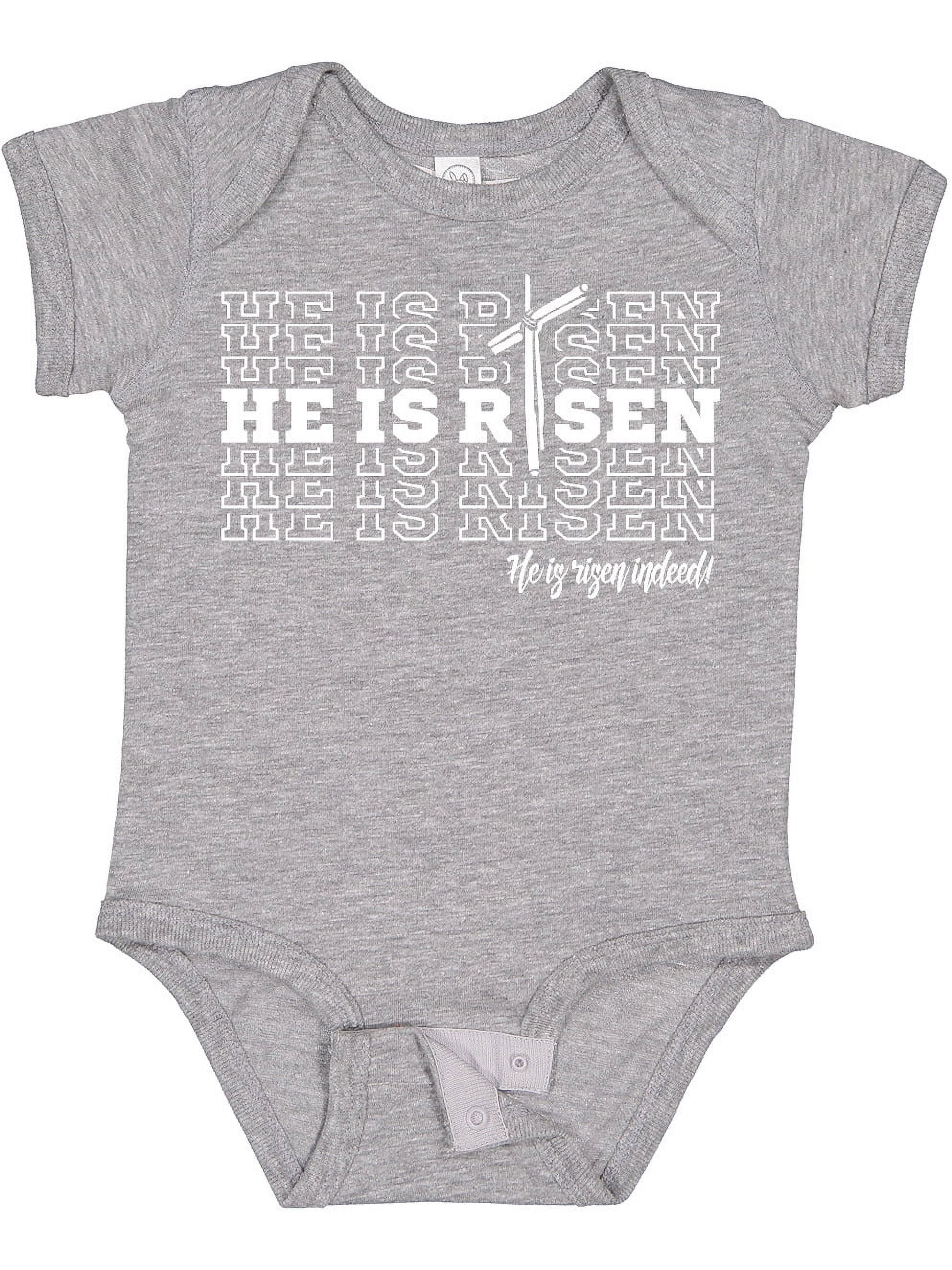 Inktastic He is Risen Mirror Words Boys or Girls Baby Bodysuit