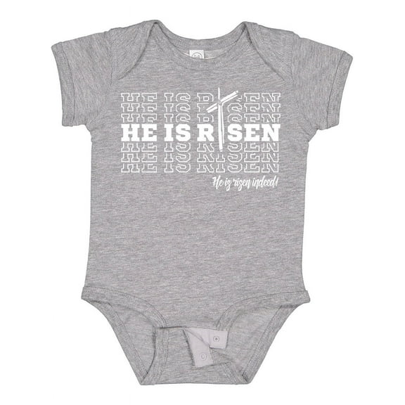 Inktastic He is Risen Mirror Words Boys or Girls Baby Bodysuit