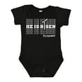 thumbnail image 1 of Inktastic He is Risen Mirror Words Boys or Girls Baby Bodysuit, 1 of 5