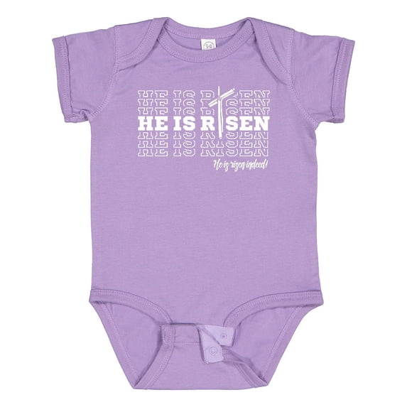 Inktastic He is Risen Mirror Words Boys or Girls Baby Bodysuit