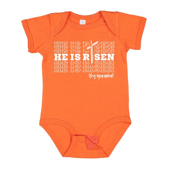 Inktastic He is Risen Mirror Words Boys or Girls Baby Bodysuit