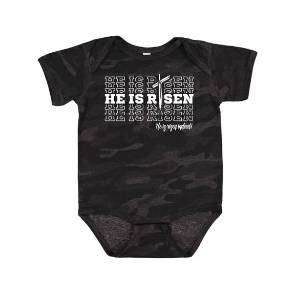 Inktastic He is Risen Mirror Words Boys or Girls Baby Bodysuit