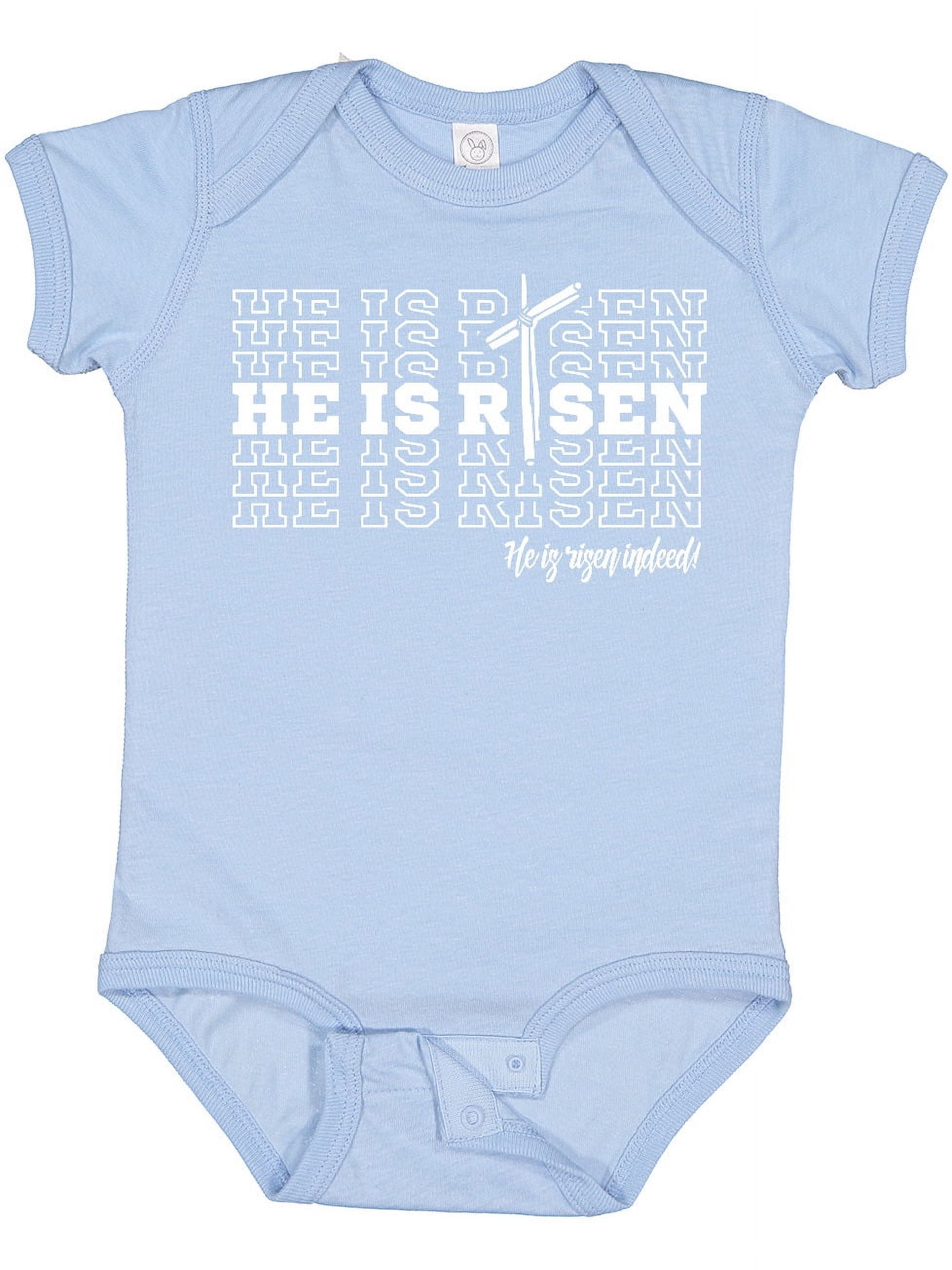 Inktastic He is Risen Mirror Words Boys or Girls Baby Bodysuit