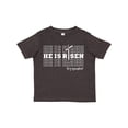 thumbnail image 1 of Inktastic He is Risen Mirror Words Boys or Girls Toddler T-Shirt, 1 of 5
