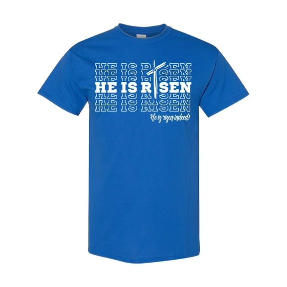 Inktastic He is Risen Mirror Words T-Shirt