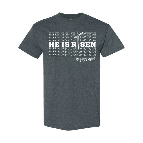 Inktastic He is Risen Mirror Words T-Shirt