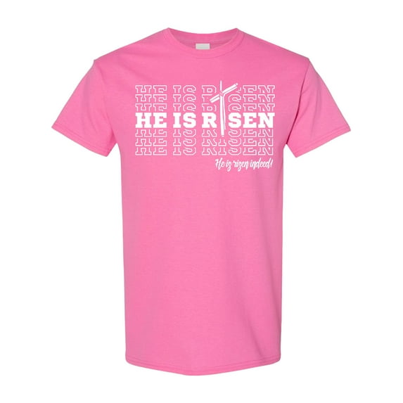 Inktastic He is Risen Mirror Words T-Shirt