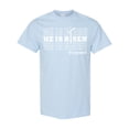 thumbnail image 1 of Inktastic He is Risen Mirror Words T-Shirt, 1 of 5